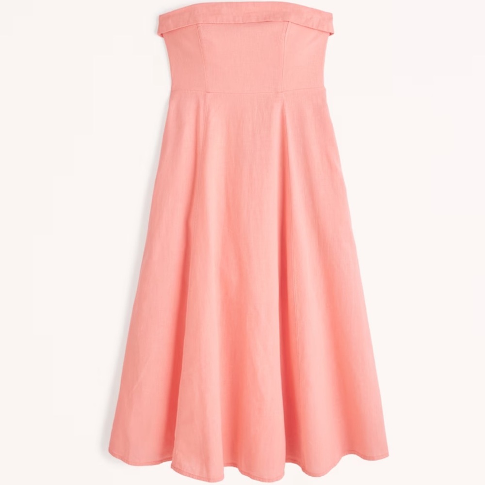 NEW Abercrombie & Fitch Linen Dress - Picture 1 of 4